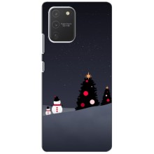 Чехлы на Новый Год Samsung Galaxy S10 Lite – Снеговички