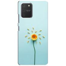 Чохли з квітами для Samsung Galaxy S10 Lite (VPrint) (Жовта квітка)