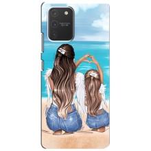 Чохол з друком для Samsung Galaxy S10 Lite - (Мама з дитинкою) (AlphaPrint) (Мама з донькою)