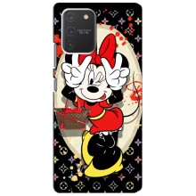 Чехол Disney Mouse Samsung Galaxy S10 Lite (PREMIUMPrint) (Минни peace)