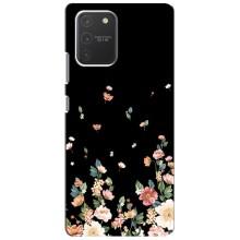 Чохол для Самсунг Гелексі S10 Лайт - з принтом (Дизайнерські) (AlphaPrint) (Маленькі квіти)