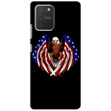 Чехол Флаг USA для Samsung Galaxy S10 Lite – Крылья США