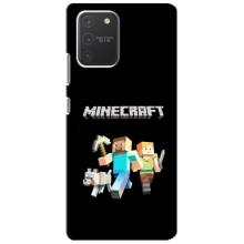 Чохол Майнкрафт на Samsung Galaxy S10 Lite (AlphaPrint) Minecraft (герої Minecraft)
