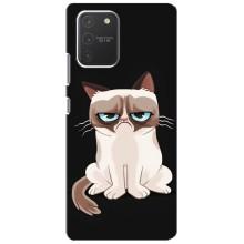Чохол з принтом для Samsung Galaxy S10 Lite (AlphaPrint) Модні коти (Сумний кіт)