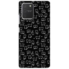 Чохол з принтом для Samsung Galaxy S10 Lite (AlphaPrint) Модні коти (Маленькі котики)