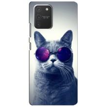 Чохол з принтом для Samsung Galaxy S10 Lite (AlphaPrint) Модні коти (Стильний кіт)
