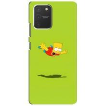Чjхол з Сімпсонами для Samsung Galaxy S10 Lite (VPrint) (Барт Сімпсон)