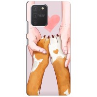Чехол (ТПУ) Милые собачки для Samsung Galaxy S10 Lite – Любовь к собакам