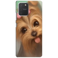 Чехол (ТПУ) Милые собачки для Samsung Galaxy S10 Lite (Йоршенский терьер)