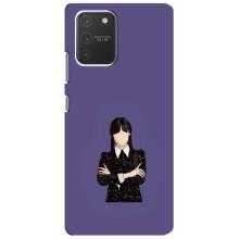 Чохли Венсдей на Samsung Galaxy S10 Lite Уенсдей (AlphaPrint) (Венздей у чорному)