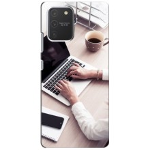 Силіконовий бампер (Працівники) на Samsung Galaxy S10 Lite – Офісний працівник