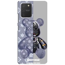 Силиконовый чехол для Samsung Galaxy S10 Lite (Медведь Louis Vuitton)