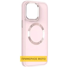 TPU чохол Bonbon Metal Style with MagSafe для Samsung Galaxy S20 FE – Рожевий