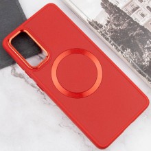 TPU чохол Bonbon Metal Style with MagSafe для Samsung Galaxy S20 FE – Червоний