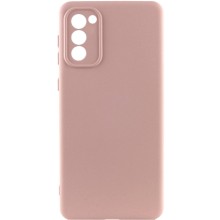 Чохол Silicone Cover Lakshmi Full Camera (AAA) для Samsung Galaxy S20 FE – Рожевий