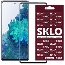 Защитное стекло SKLO 3D (full glue) для Samsung Galaxy S20 FE – Черный