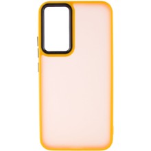 Чехол TPU+PC Lyon Frosted для Samsung Galaxy S20 FE – Orange
