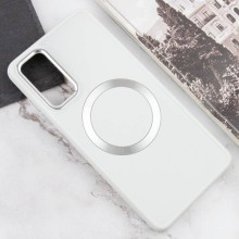 TPU чохол Bonbon Metal Style with MagSafe для Samsung Galaxy S20 FE – Білий