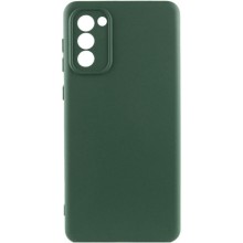 Чехол Silicone Cover Lakshmi Full Camera (AAA) для Samsung Galaxy S20 FE – Зеленый