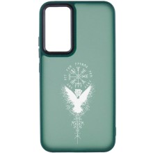 Накладка Oprint Скандинавія White для Samsung Galaxy S20 FE – Green