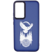 Накладка Oprint Скандинавія White для Samsung Galaxy S20 FE – Navy Blue