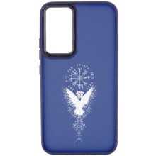 Накладка Oprint Скандинавія White для Samsung Galaxy S20 FE – Navy Blue