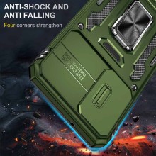 Ударопрочный чехол Camshield Army Ring для Samsung Galaxy S20 FE – Оливковый