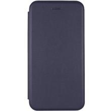 Кожаный чехол-книжка Classy для Samsung Galaxy S20 FE – Темно-синий