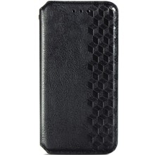 Кожаный чехол-книжка GETMAN Cubic (PU) для Samsung Galaxy S20 FE – Черный