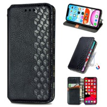 Кожаный чехол-книжка GETMAN Cubic (PU) для Samsung Galaxy S20 FE – Черный