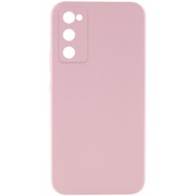 Чохол Silicone Cover Lakshmi Full Camera (AAA) для Samsung Galaxy S20 FE – Рожевий