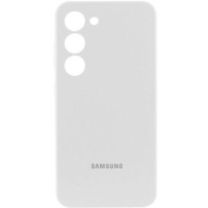 Чехол Silicone Cover Lakshmi Full Camera (AAA) with Logo для Samsung Galaxy S20 FE – Белый
