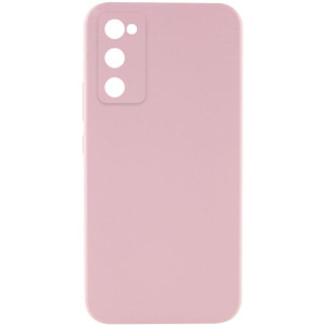Чехол Silicone Cover Lakshmi Full Camera (AAA) для Samsung Galaxy S20 FE – Розовый