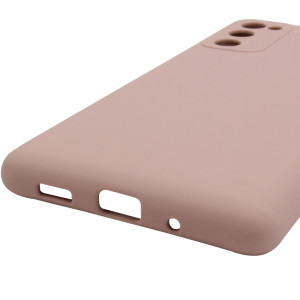 Чехол Silicone Cover Lakshmi Full Camera (AAA) для Samsung Galaxy S20 FE – Розовый