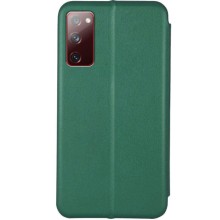 Кожаный чехол (книжка) Classy для Samsung Galaxy S20 FE – Зеленый