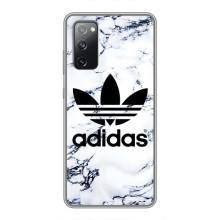 Чехлы Адидас для Samsung Galaxy S20 FE (AlphaPrint) (Адидас на мраморе)