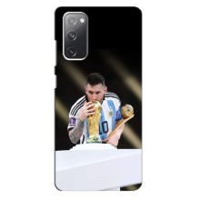 Чехлы Лео Месси Аргентина для Samsung Galaxy S20 FE (Кубок Мира)