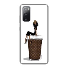 Чехлы Луи Витон для Samsung Galaxy S20 FE (AlphaPrint - LOUIS VUITTON) (кофе LOUIS VUITTON)