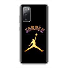 Чехлы для Samsung Galaxy S20 FE - с картинкой JORDAN (AlphaPrint) (Jordan Gold)