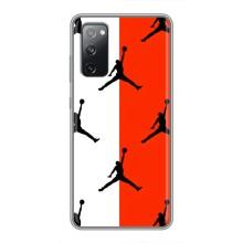 Чехлы для Samsung Galaxy S20 FE - с картинкой JORDAN (AlphaPrint) (Лого Джордан)