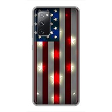 Чехол Флаг USA для Samsung Galaxy S20 FE (Флаг США 2)