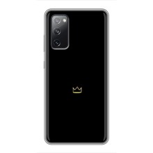 Чохол (Корона на чорному фоні) для Самсунг С20 ФЕ (Міні корона)