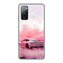 Чохол з авто Порше для Samsung Galaxy S20 FE – Рожевий Порше