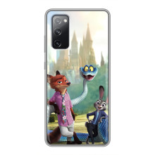 Чохол Зоотрополіс на Samsung Galaxy S20 FE – Нік Джуді і змія