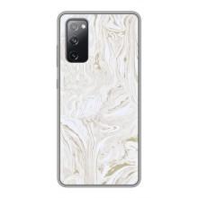 Мраморный чехол на Samsung Galaxy S20 FE (VPrint) (Белый мрамор)