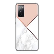 Мраморный чехол на Samsung Galaxy S20 FE (VPrint) (Тройной мрамор)