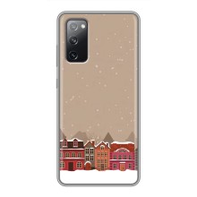 Новогодние, Праздничные Чехлы для Samsung Galaxy S20 FE - 2024 год (Зимний город)