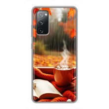 Чохол з унікальним дизайном 'Осінь з кавою' для Samsung Galaxy S20 FE – Кава і дощ