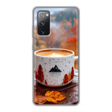 Чохол з унікальним дизайном 'Осінь з кавою' для Samsung Galaxy S20 FE – Кава на природі