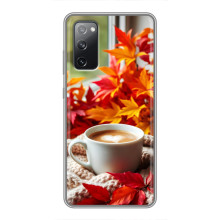 Чохол з унікальним дизайном 'Осінь з кавою' для Samsung Galaxy S20 FE